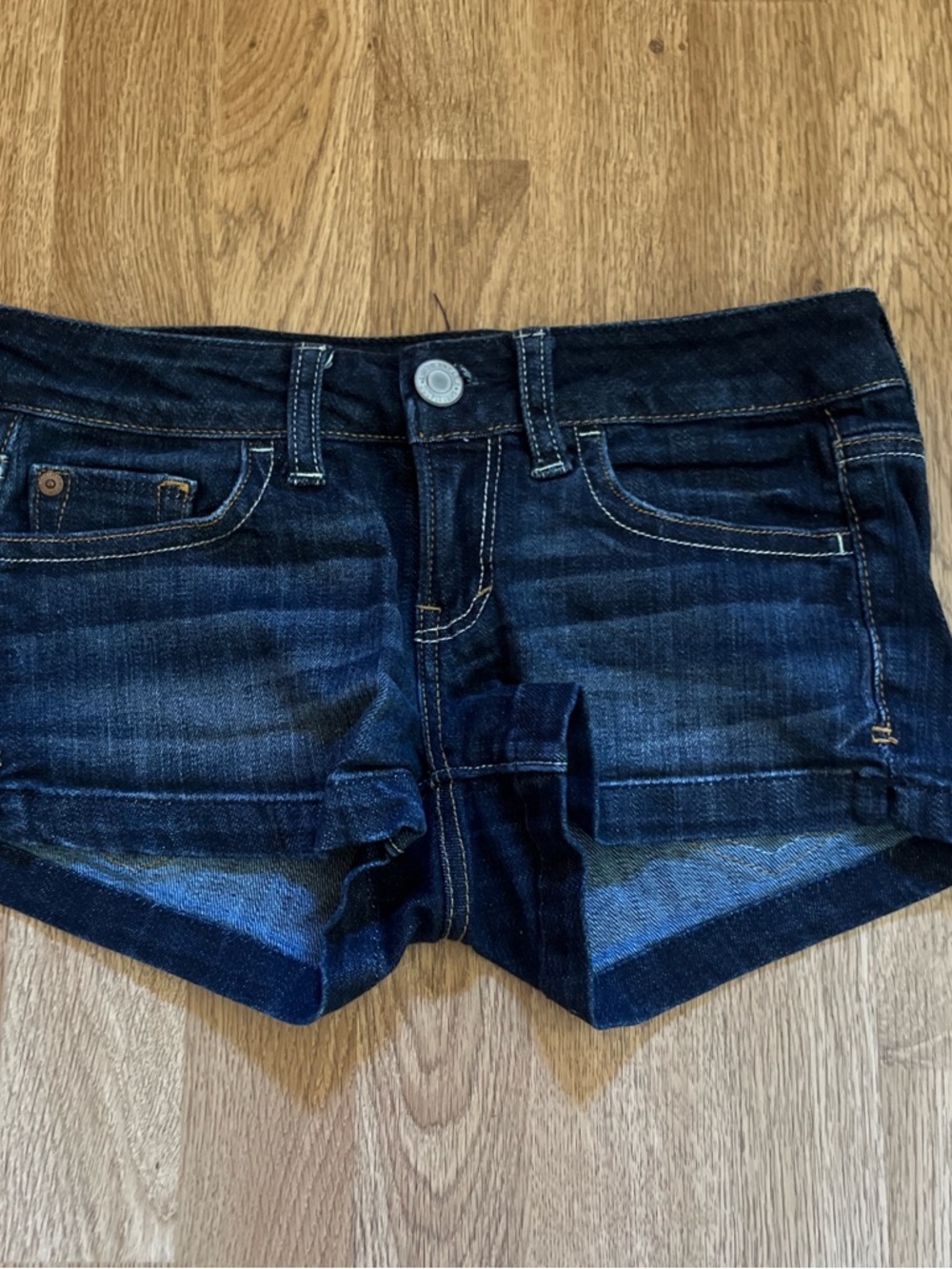 American Eagle Outfitters Indigo Blue Denim Cutoff Shorts